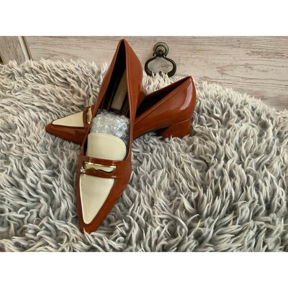 Franco Sarto Loafers Chunky Heels - Size 7.5 - NWOT - Picture 4 of 4